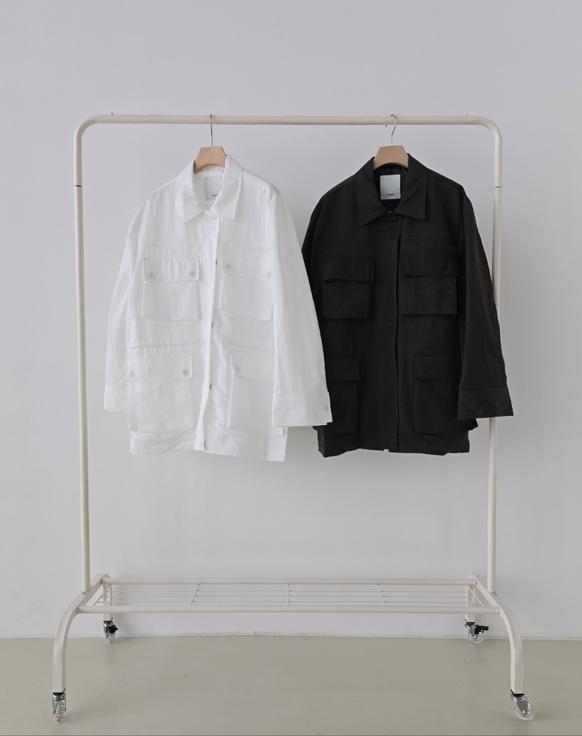 J SHOP韓國直郵實拍女裝新款人氣時尚26春夏休閑夾克口袋J_SHOP夾克