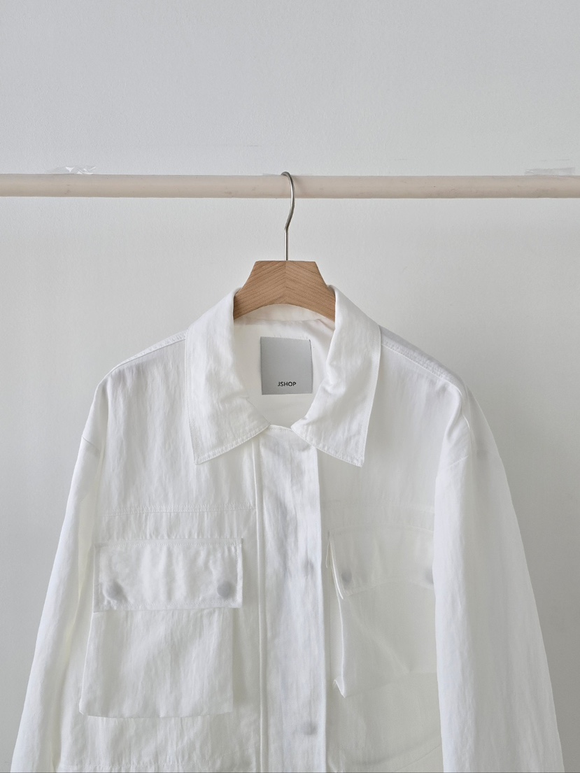 J SHOP韓國直郵實拍女裝新款人氣時尚26春夏休閑夾克口袋J_SHOP夾克