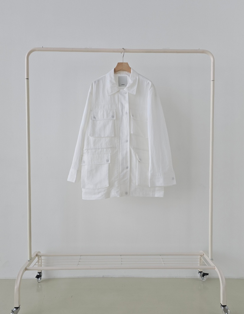 J SHOP韓國直郵實拍女裝新款人氣時尚26春夏休閑夾克口袋J_SHOP夾克圖色1