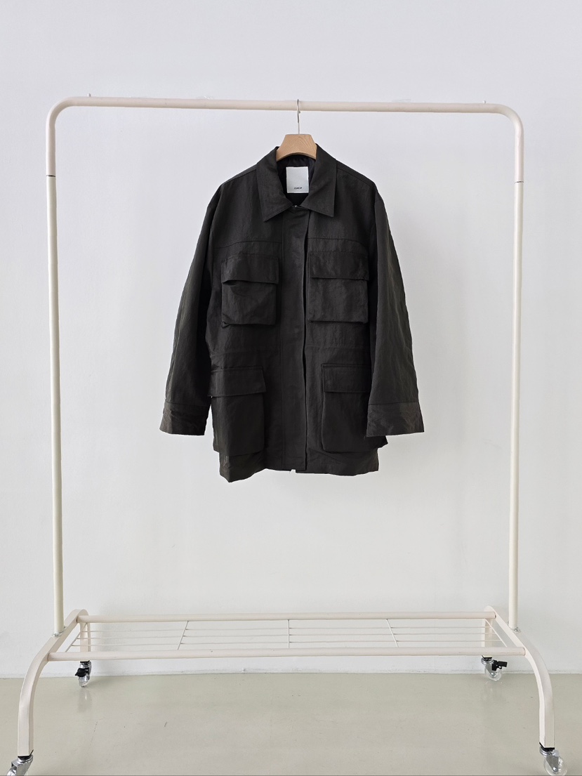 J SHOP韓國直郵實拍女裝新款人氣時尚26春夏休閑夾克口袋J_SHOP夾克圖色2