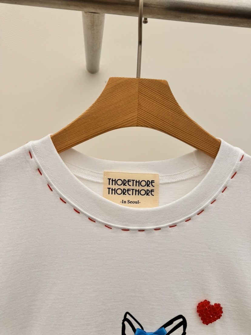 THORE韓國東大門直郵女士新款職業熱賣人氣26春夏休閑T恤THORET恤