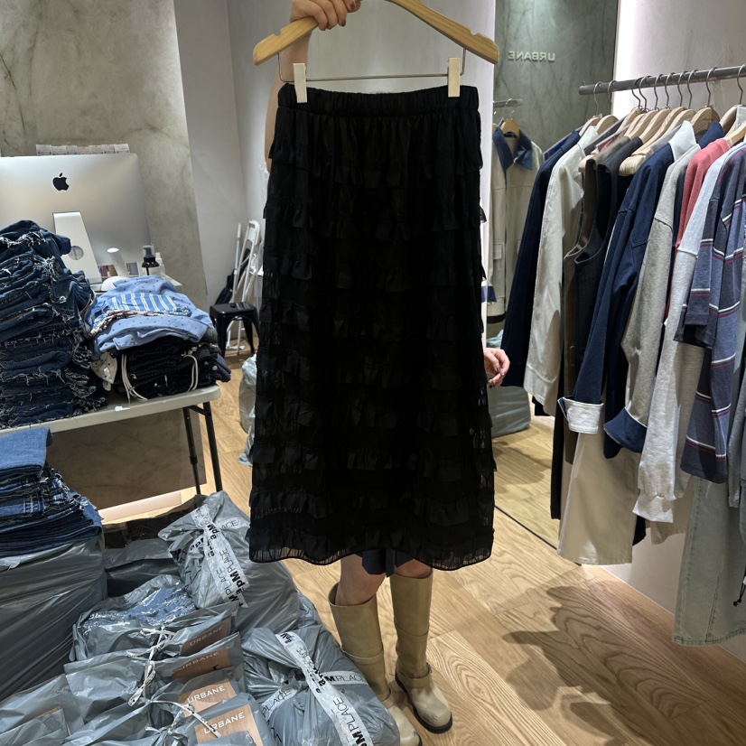 URBANE-P韓國東大門代購女士新品推薦休閑時尚熱賣職業長裙URBANE-P長裙圖色2