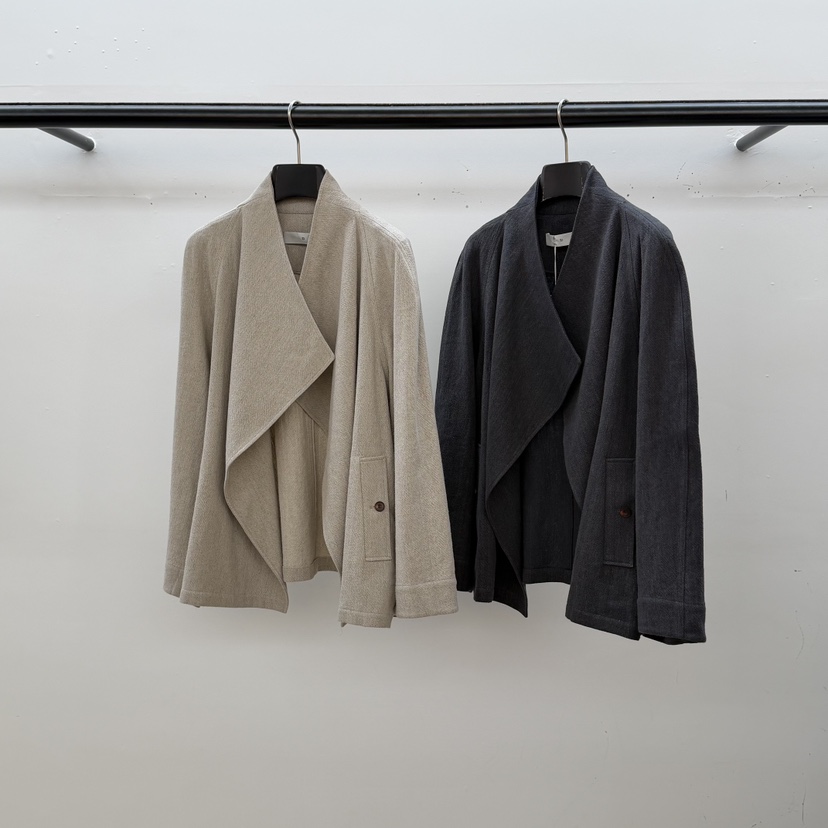 ID韓國東大門直郵女裝新款時尚熱賣26春夏職業夾克披肩棉ID夾克