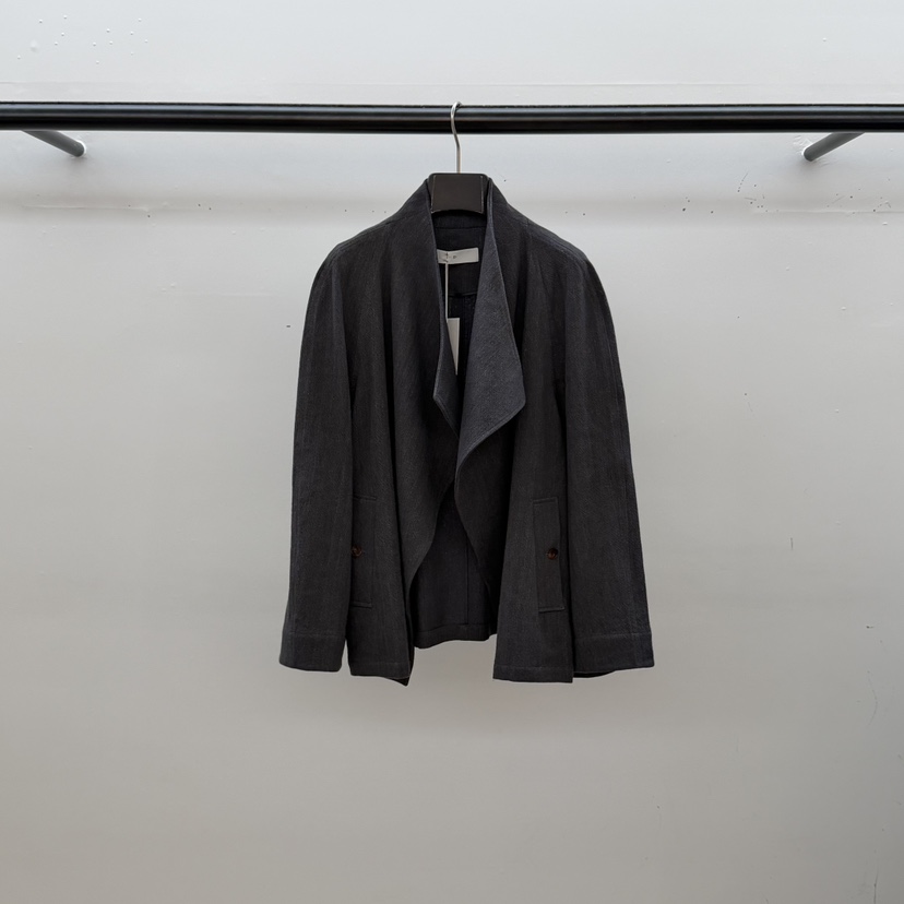 ID韓國東大門直郵女裝新款時尚熱賣26春夏職業夾克披肩棉ID夾克圖色2