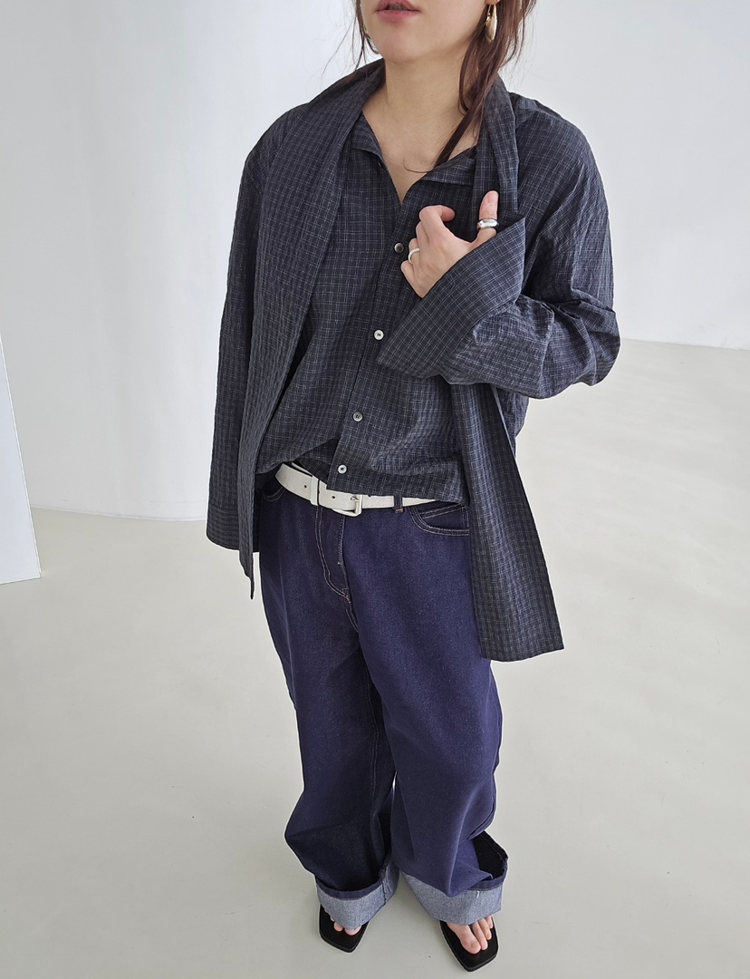 J SHOP韓國直郵實拍女士新款26春夏休閑時尚人氣襯衫蕾絲衫J_SHOP襯衫/蕾絲衫