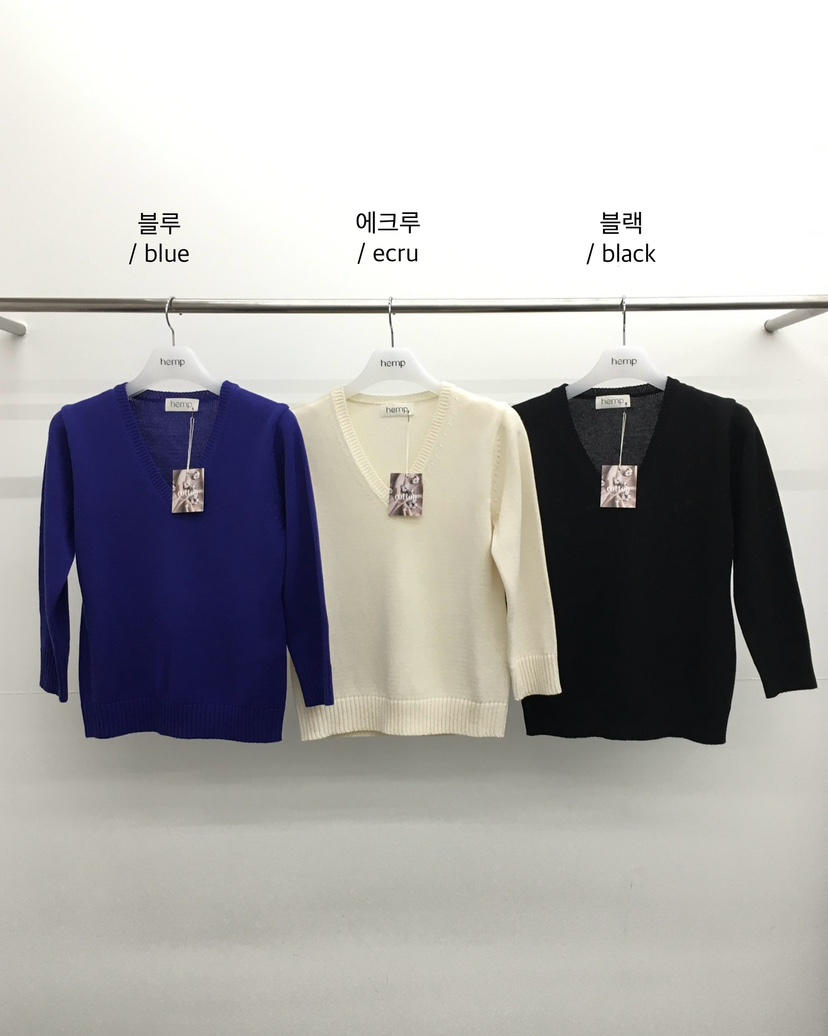 HEMP-P韓國直郵實拍女士新品人氣休閑熱賣時尚職業針織衫hemp針織衫