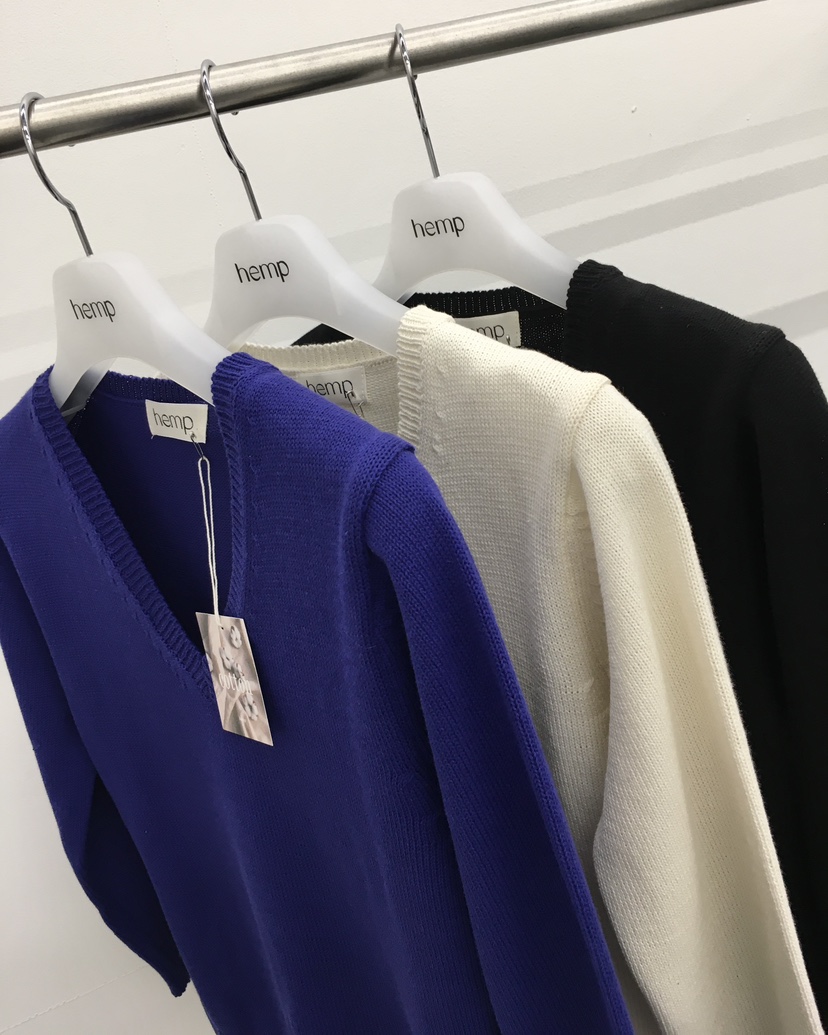 HEMP-P韓國直郵實拍女士新品人氣休閑熱賣時尚職業針織衫hemp針織衫