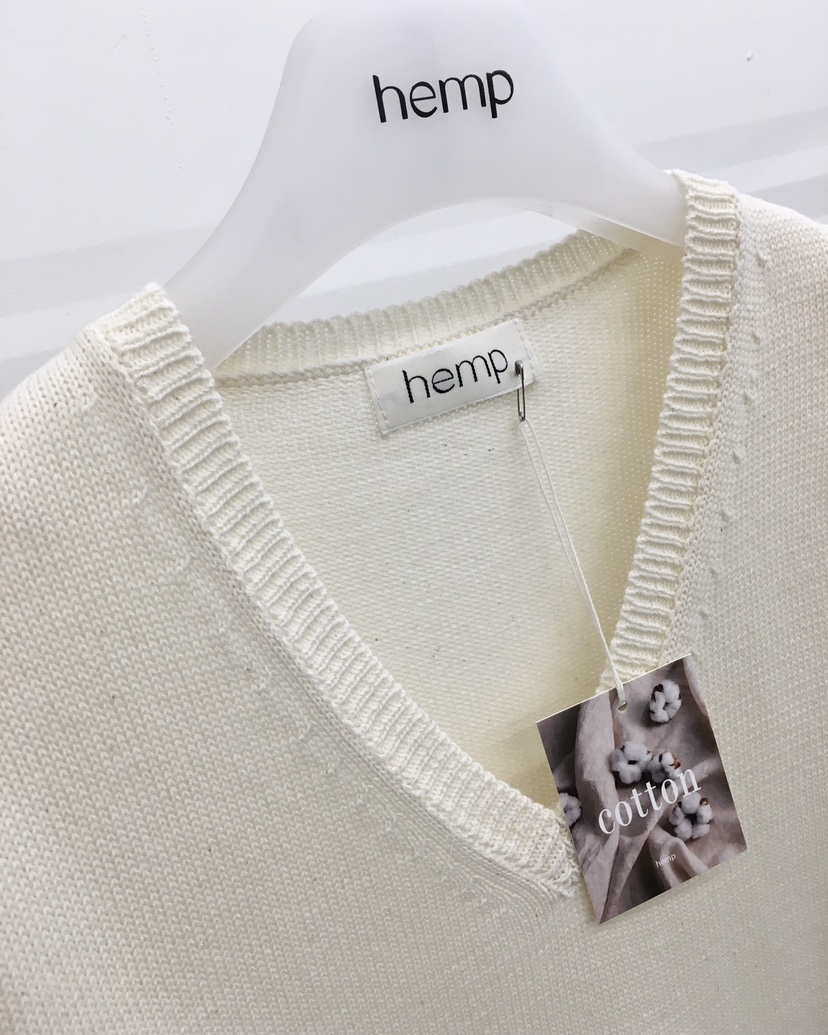 HEMP-P韓國直郵實拍女士新品人氣休閑熱賣時尚職業針織衫hemp針織衫