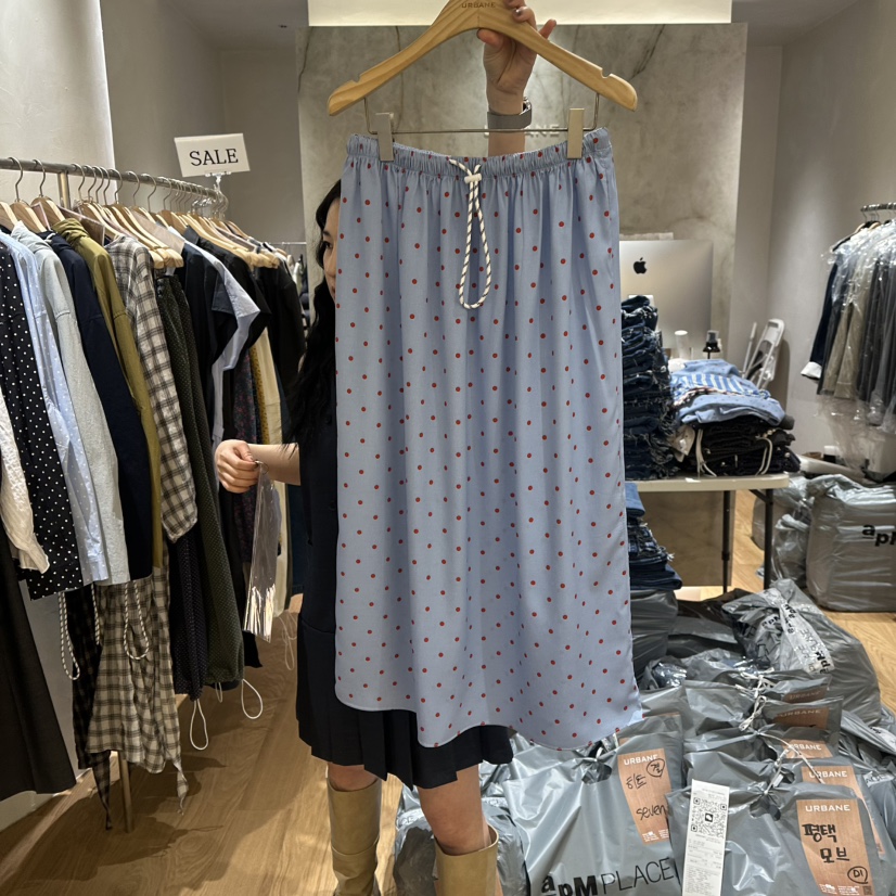 URBANE-P韓國代購女裝新款26春夏人氣休閑時尚職業推薦長裙URBANE-P長裙圖色2