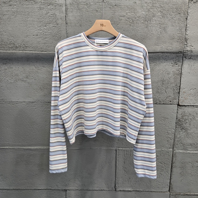 10CC韓國直郵女士新品休閑26春夏推薦人氣熱賣時尚長袖T恤10CC長袖T恤圖色2