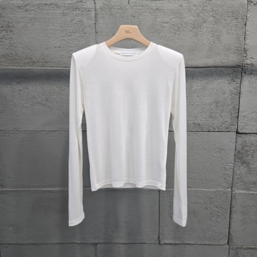 10CC韓國直郵實拍女士新款職業人氣推薦26春夏時尚長袖T恤10CC長袖T恤圖色4