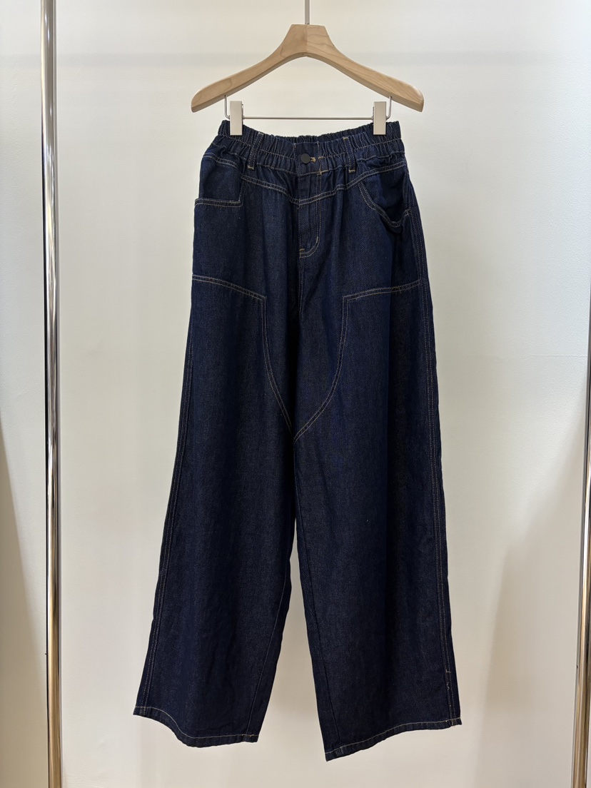 MUSHROOM-A韓國直郵實拍女士新款推薦熱賣職業26春夏牛仔褲MUSHROOM牛仔褲圖色1