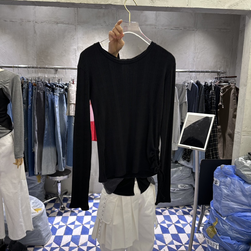 AMOUR韓國直郵女士新品推薦職業時尚休閑熱賣26春夏長袖T恤AMOUR長袖T恤圖色2