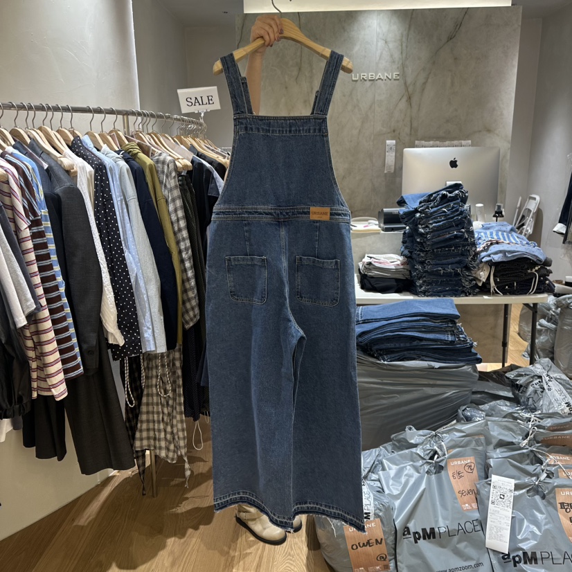 URBANE-P韓國代購女裝新品熱賣職業時尚推薦休閑人氣背帶褲URBANE-P背帶褲