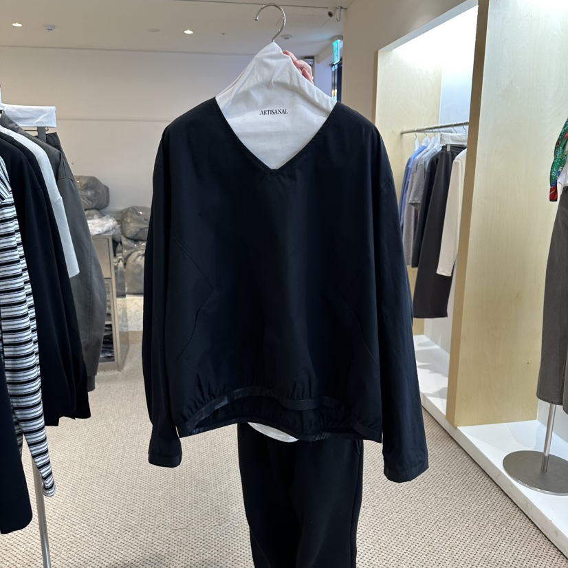 ARTISANAL韓國直郵實拍女士新品職業襯衫蕾絲衫不含配飾V領口袋ARTISANAL襯衫/蕾絲衫圖色1