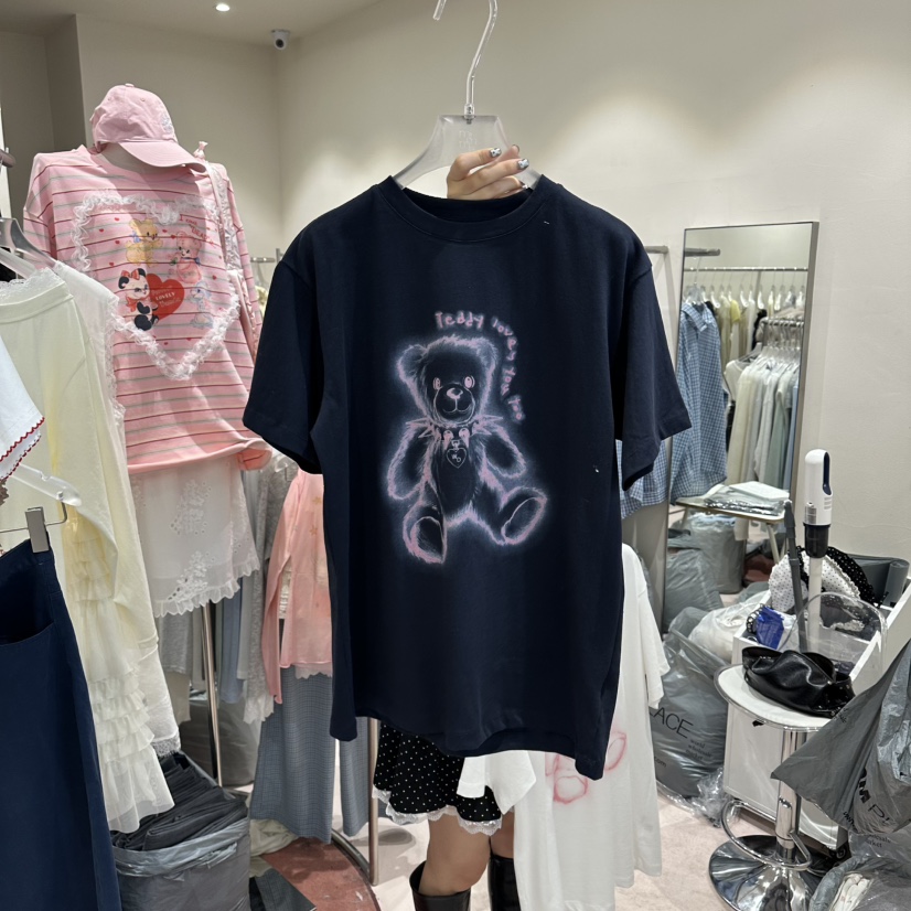 MIMME/LOOKK韓國東大門代購女裝新款時尚熱賣休閑推薦T恤MIMME/LOOKKT恤圖色2