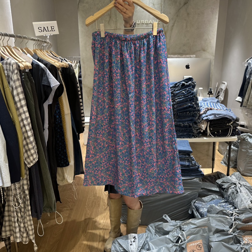 URBANE-P韓國直郵實拍女士新品休閑人氣推薦職業熱賣長裙URBANE-P長裙