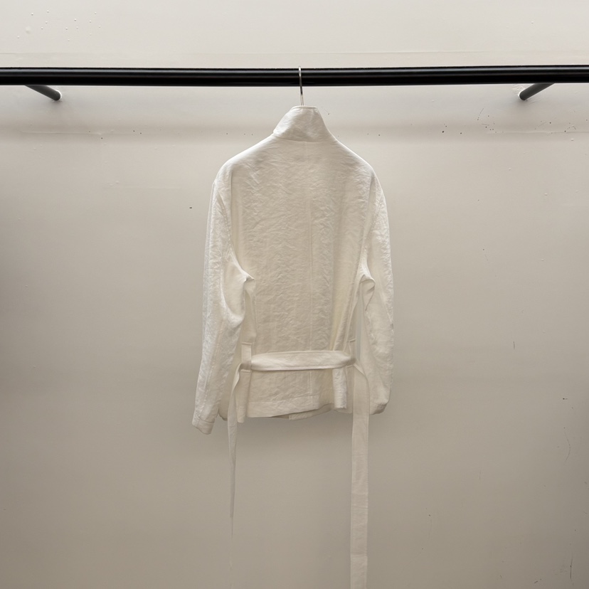 ID韓國東大門直郵女士新品熱賣26春夏休閑夾克含腰帶高領ID夾克