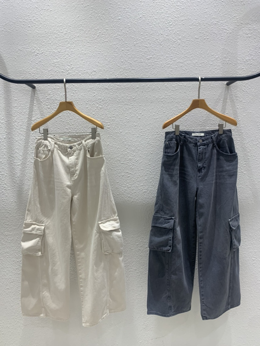 LUCY SALON韓國直郵實拍女士新品休閑時尚熱賣休閑褲工裝褲LUCY SALON休閑褲