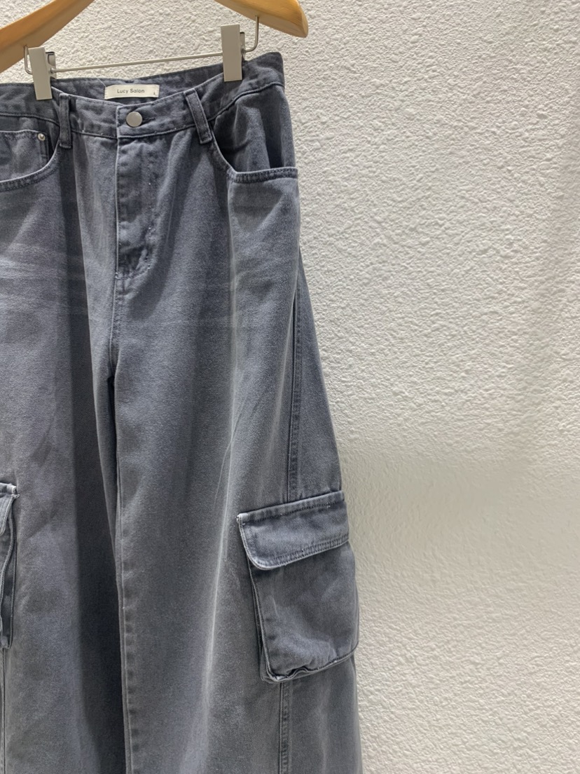 LUCY SALON韓國直郵實拍女士新品休閑時尚熱賣休閑褲工裝褲LUCY SALON休閑褲