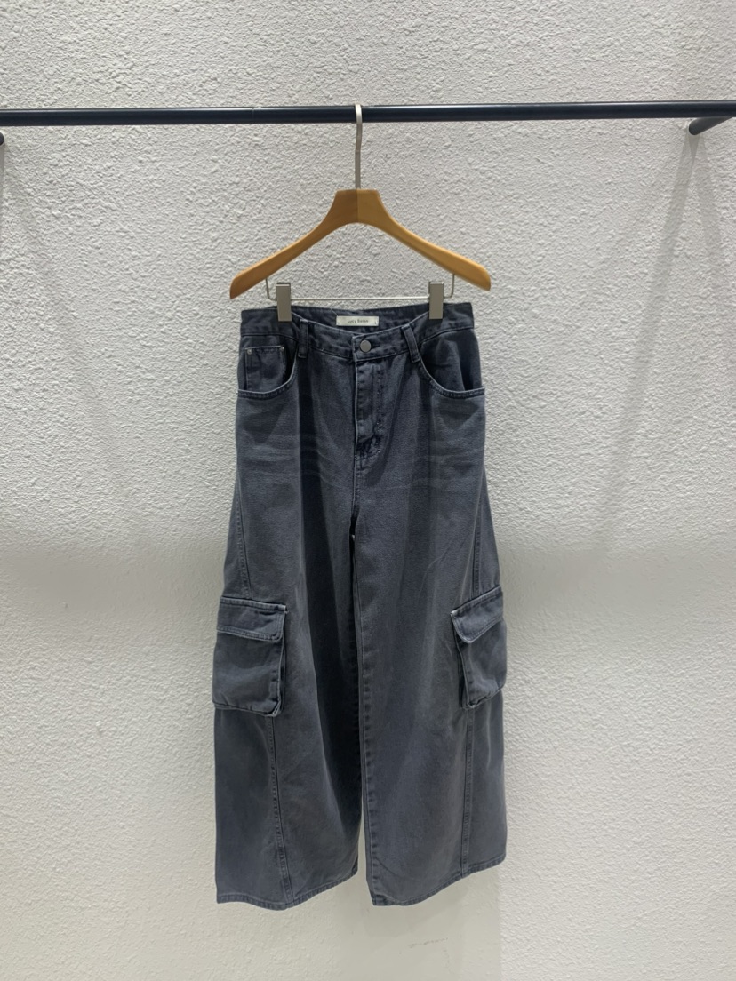 LUCY SALON韓國直郵實拍女士新品休閑時尚熱賣休閑褲工裝褲LUCY SALON休閑褲圖色2