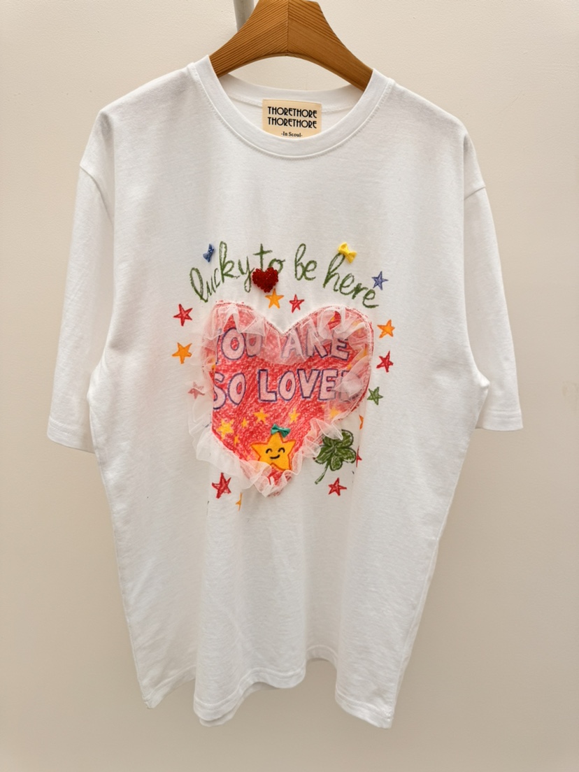 THORE韓國直郵實拍女裝新款26春夏職業熱賣時尚推薦休閑T恤THORET恤圖色1