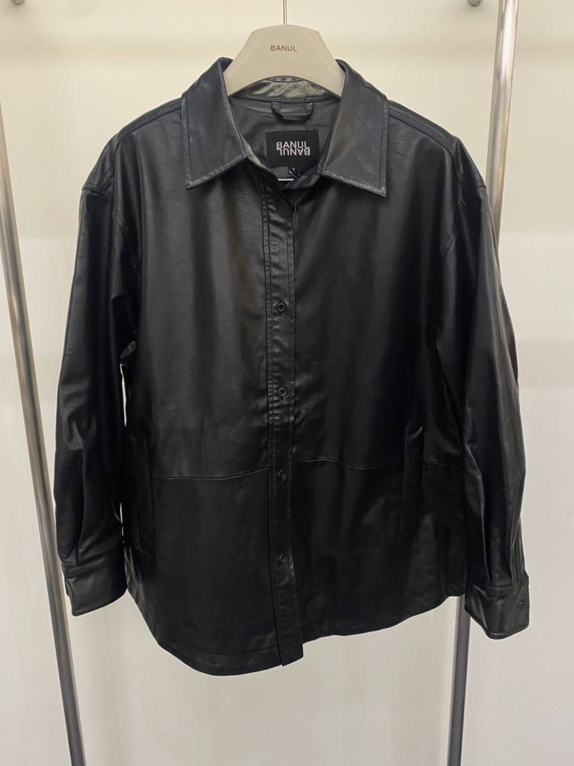 BANUL韓國東大門直郵女裝新款熱賣休閑人氣26春夏時尚皮衣BANUL皮衣圖色1