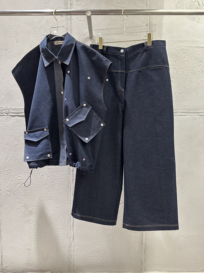 UNICO-p韓國東大門代購女士新品時尚26春夏職業馬甲格子UNICO馬甲