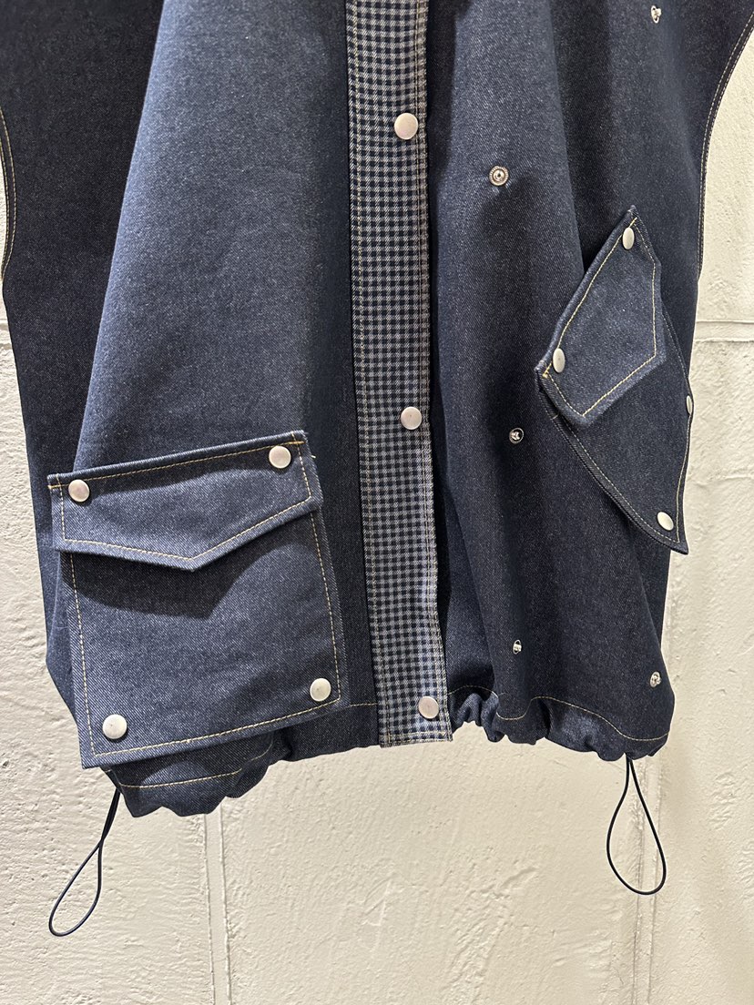 UNICO-p韓國東大門代購女士新品時尚26春夏職業馬甲格子UNICO馬甲