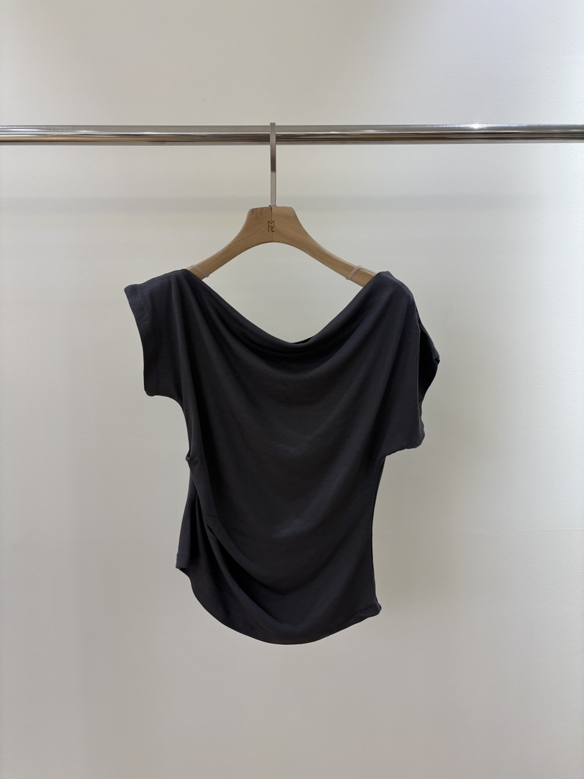 MUSHROOM-A韓國東大門直郵女士新品休閑時尚人氣26春夏T恤MUSHROOMT恤圖色3墨色