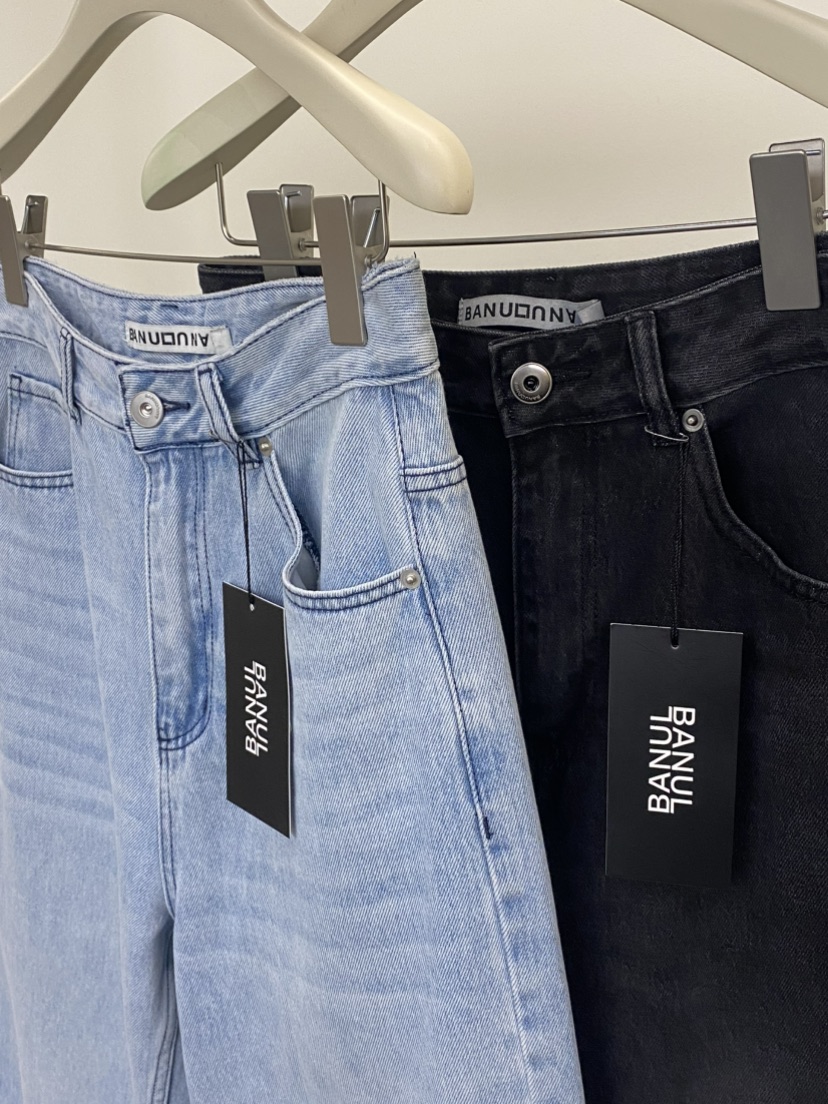 BANUL韓國直郵實拍女士新品推薦時尚休閑人氣26春夏牛仔褲BANUL牛仔褲