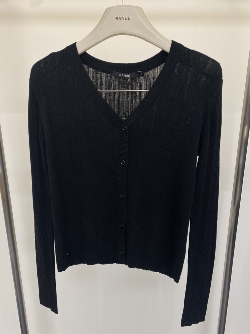 BANUL韓國代購女士新款休閑推薦時尚熱賣26春夏針織衫V領開衫BANUL針織衫圖色3