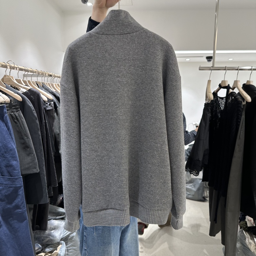 CONNAUGHT/DAILYJUD韓國直郵女裝新品熱賣時尚針織衫拉鏈CONNAUGHT/DAILYJUD針織衫