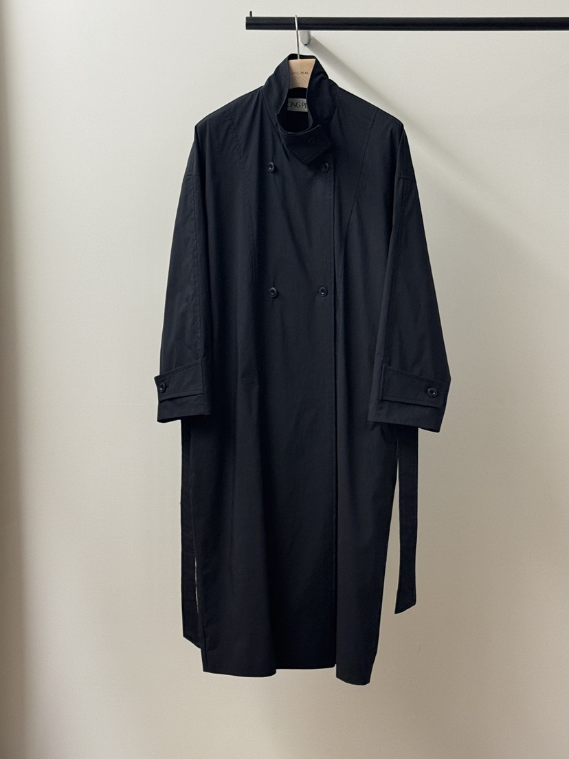 LONG PEAK韓國直郵女裝新款時尚熱賣人氣長款風衣含腰帶LONG PEAK長款風衣圖色2