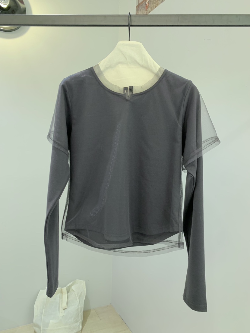 SOFTNESS韓國直郵女裝新款26春夏職業時尚人氣長袖T恤假兩件Softness/Cosmic長袖T恤圖色2