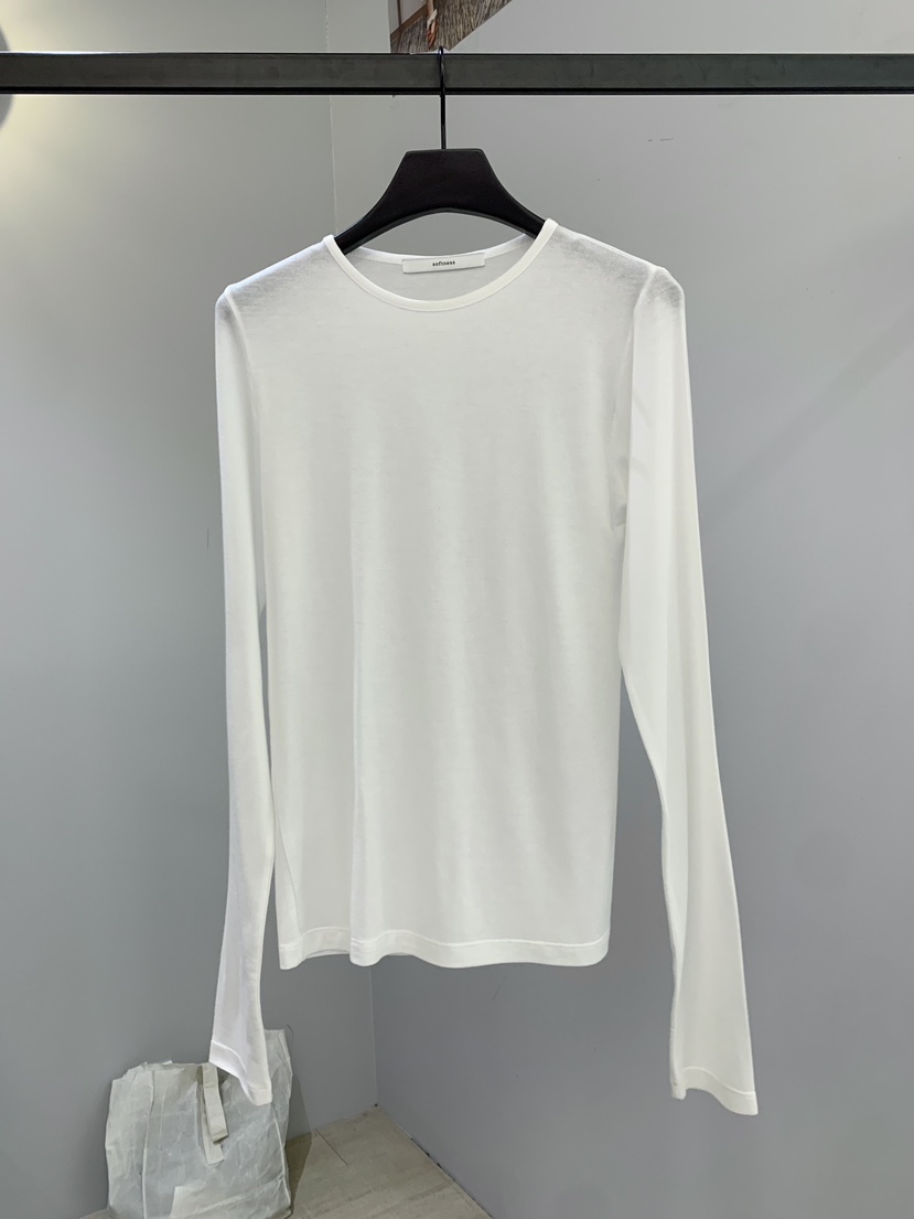 SOFTNESS韓國直郵女裝新款職業熱賣26春夏休閑時尚長袖T恤Softness/Cosmic長袖T恤圖色1