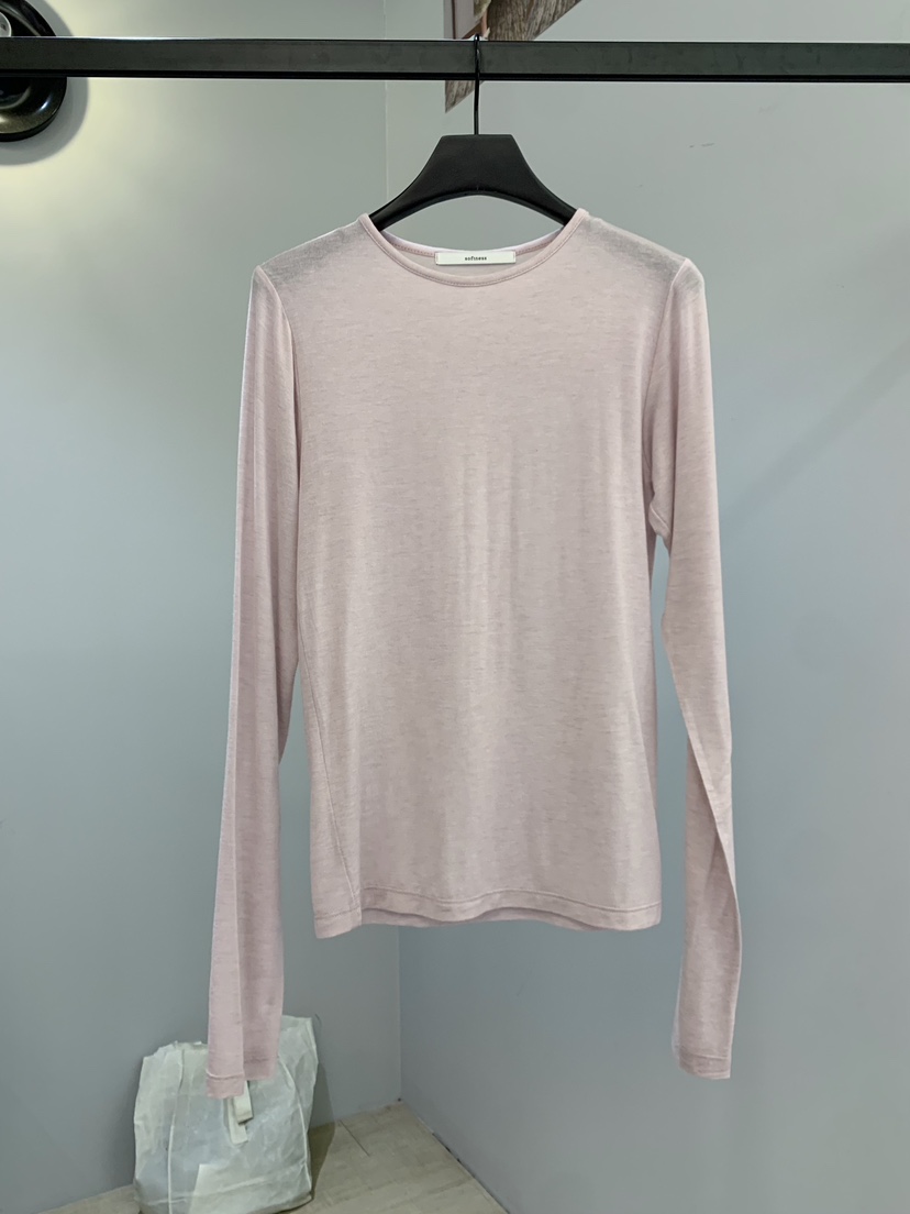 SOFTNESS韓國直郵女裝新款職業熱賣26春夏休閑時尚長袖T恤Softness/Cosmic長袖T恤圖色2