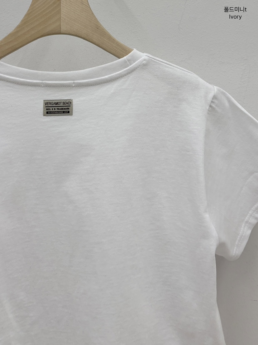 VERGAMOT韓國代購女裝新款時尚26春夏職業熱賣休閑推薦T恤VERGAMOTT恤