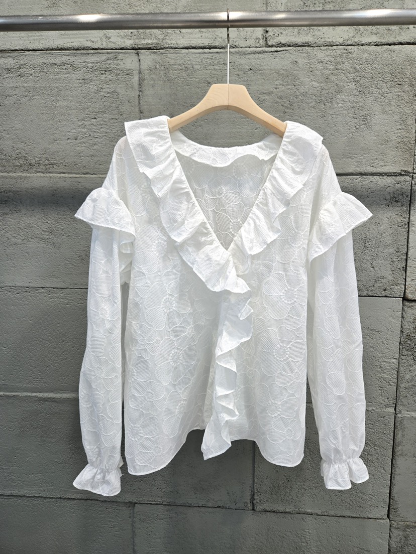 10CC韓國代購女裝新款休閑推薦時尚熱賣職業26春夏襯衫蕾絲衫10CC襯衫/蕾絲衫圖色3