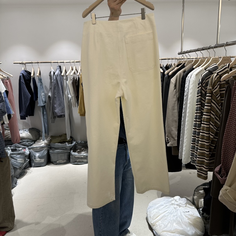 CONNAUGHT/DAILYJUD韓國直郵女裝新款26春夏休閑褲羊毛腰帶CONNAUGHT/DAILYJUD休閑褲