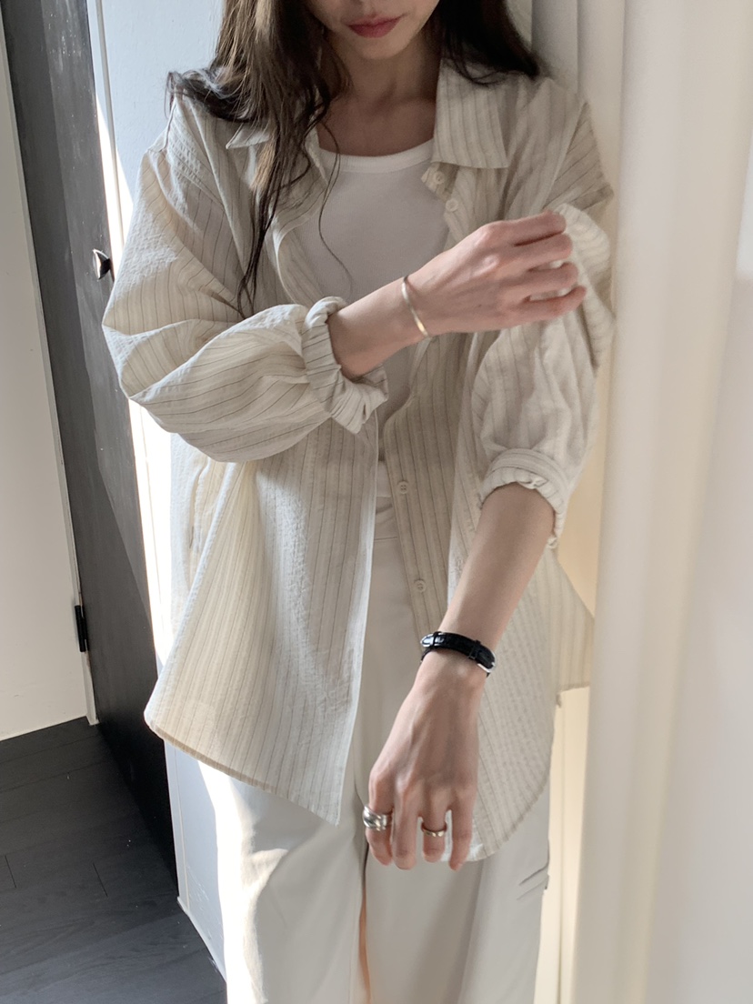 LONG PEAK韓國直郵女士新款職業休閑時尚人氣襯衫蕾絲衫LONG PEAK襯衫/蕾絲衫