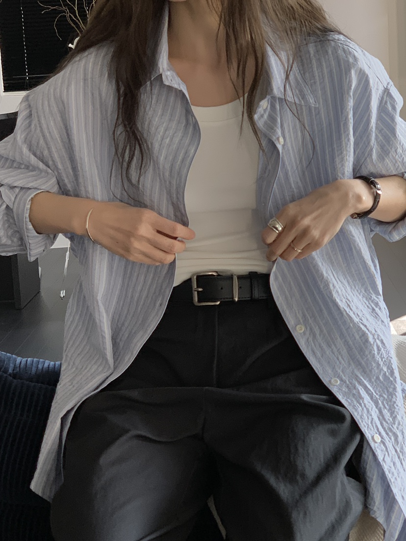 LONG PEAK韓國直郵女士新款職業休閑時尚人氣襯衫蕾絲衫LONG PEAK襯衫/蕾絲衫