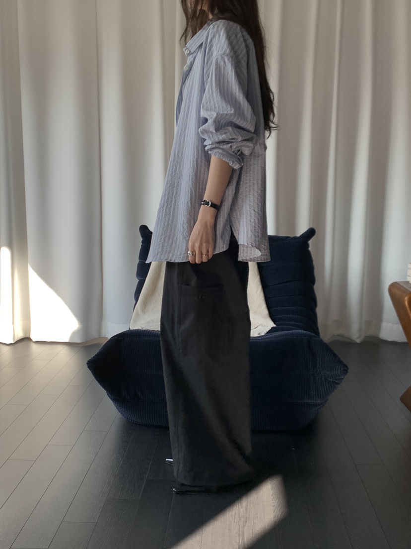 LONG PEAK韓國直郵女士新款職業休閑時尚人氣襯衫蕾絲衫LONG PEAK襯衫/蕾絲衫