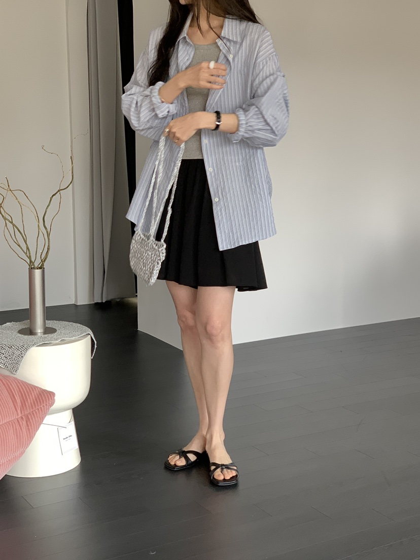 LONG PEAK韓國直郵女士新款職業休閑時尚人氣襯衫蕾絲衫LONG PEAK襯衫/蕾絲衫