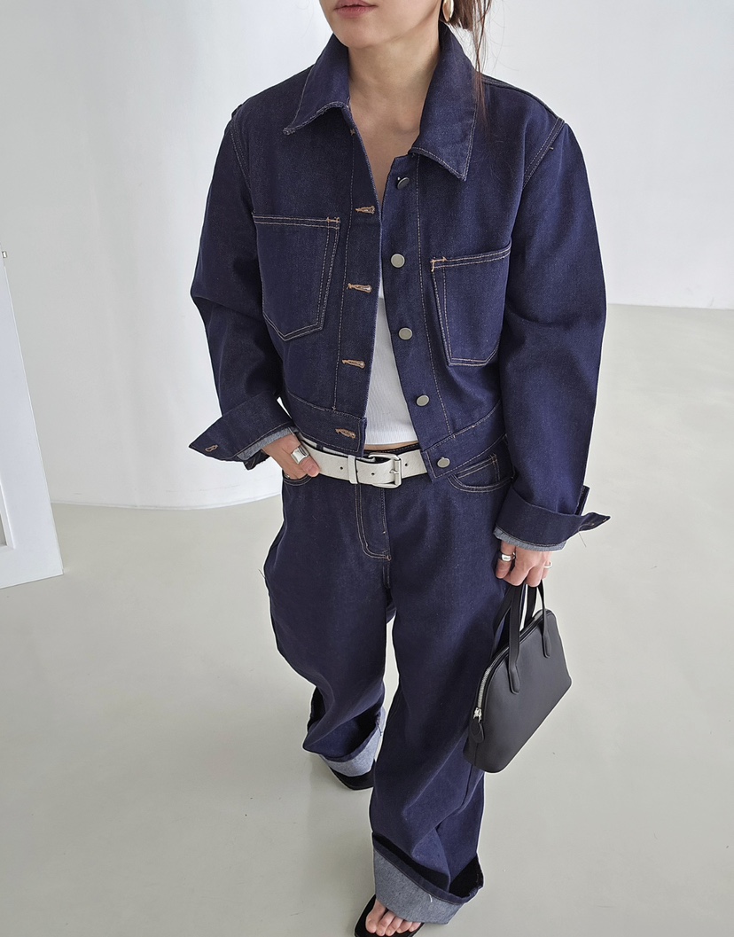 J SHOP韓國直郵女士新款職業真品時尚26春夏人氣休閑牛仔褲J_SHOP牛仔褲