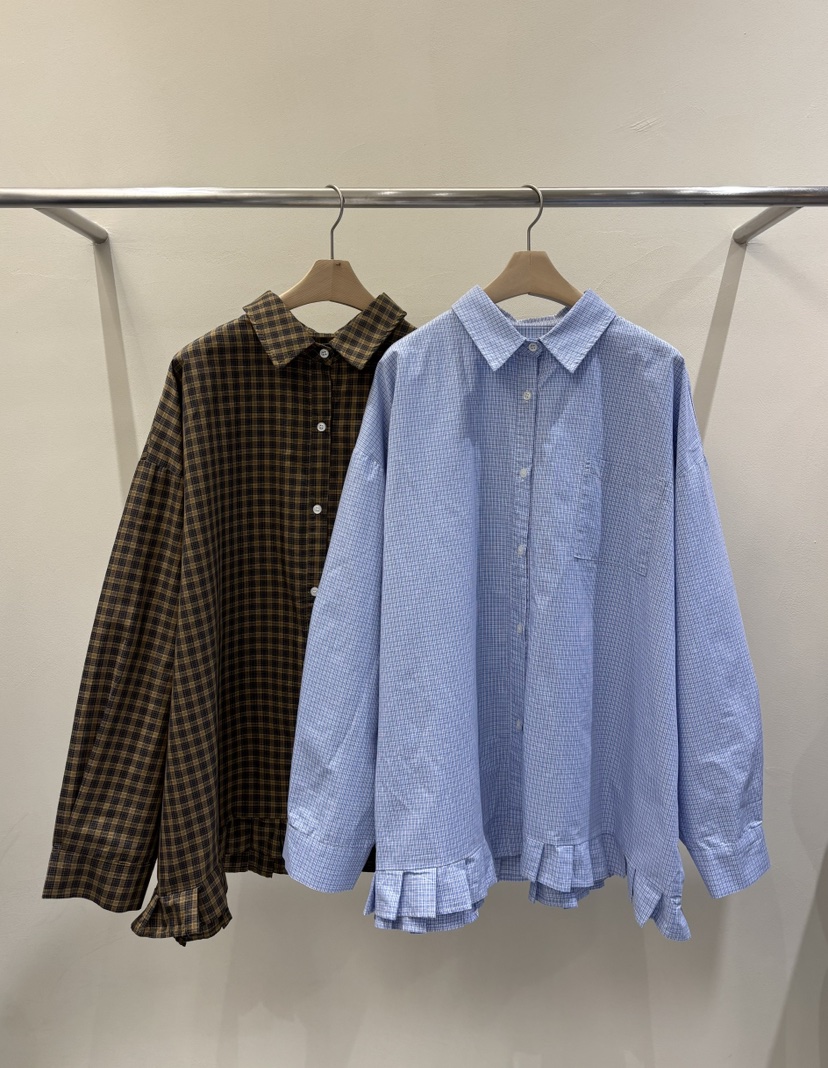 MABE東大門代購女裝新品時尚真品職業人氣26春夏襯衫蕾絲衫MABE襯衫/蕾絲衫