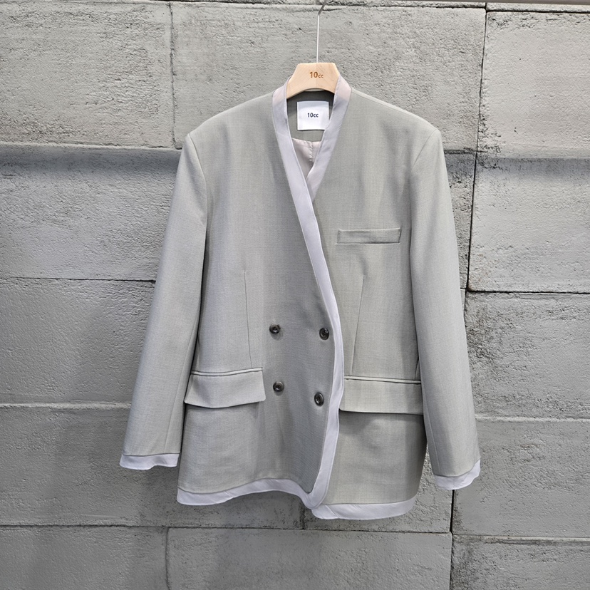 10CC韓國代購女士新款推薦職業人氣時尚熱賣休閑真品夾克10CC夾克圖色1