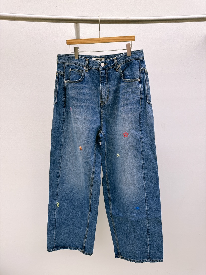 THORE韓國直郵女裝新款休閑熱賣推薦人氣26春夏真品牛仔褲THORE牛仔褲圖色1