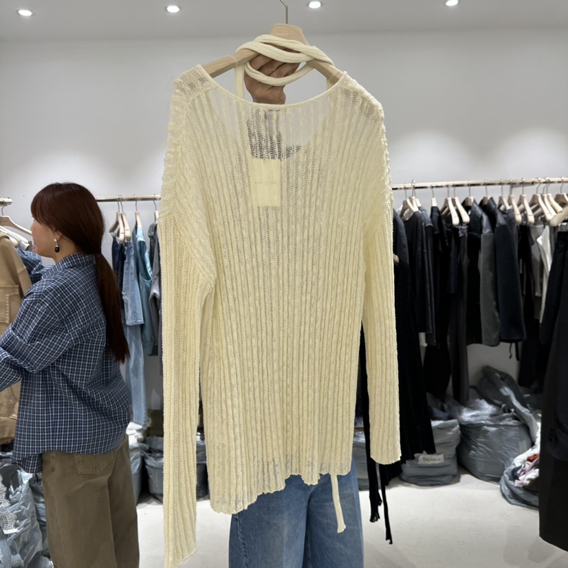 CONNAUGHT/DAILYJUD東大門實拍女裝新品職業26春夏針織衫圍巾CONNAUGHT/DAILYJUD針織衫