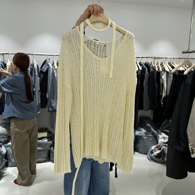 CONNAUGHT/DAILYJUD東大門實拍女裝新品職業26春夏針織衫圍巾CONNAUGHT/DAILYJUD針織衫圖色1